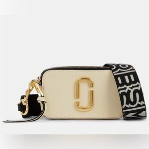 Marc Jacobs Women's The Snapshot Bag, Cloud White/Multi, One Size 2S3HCR500H03